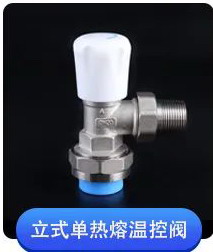 立式單熱熔溫控閥